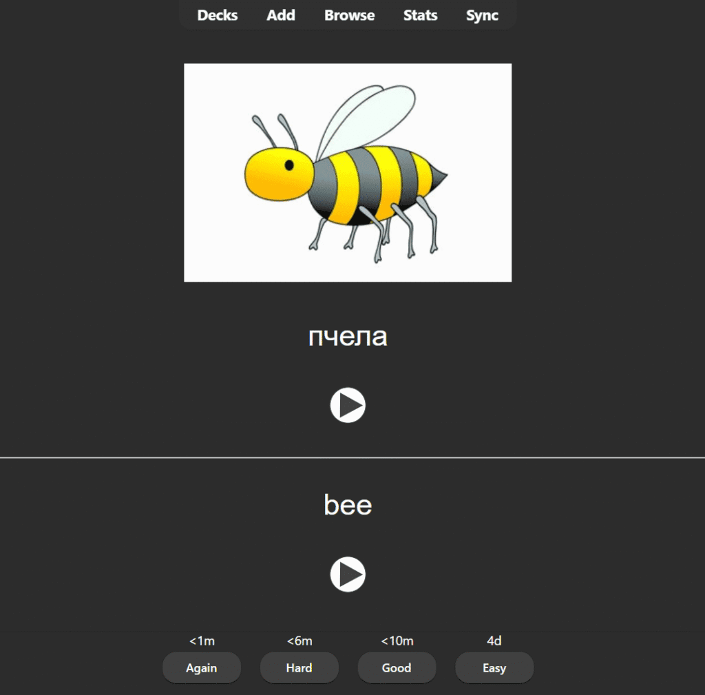 Cyrillic Alphabet Flashcard for Vocabulary and Pronunciation
