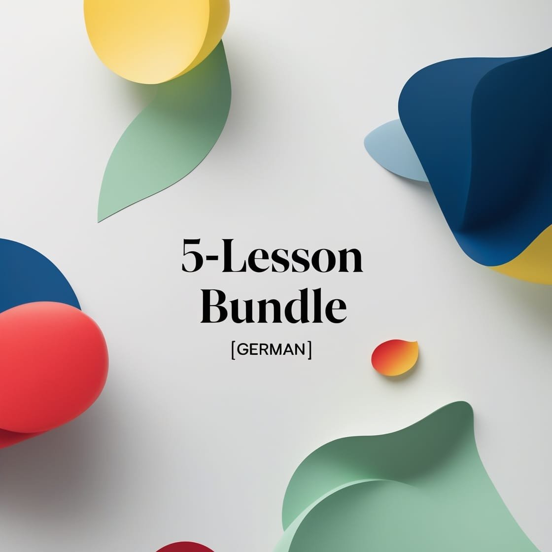 Master German: 5-Lesson Bundle